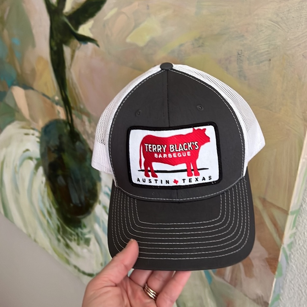 Terry Black’s Barbecue patch trucker hat